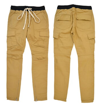 【割引クーポン配布中】 mnml (ミニマル) カーゴパンツ CARGO DRAWCORD PANTS スリム テーパード スキニー 裾ジップ ストレッチ メンズ 【あす楽対応】【RCP】