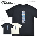 【割引クーポン配布中】 PRIMITIVE (プリミティブ) Tシャツ NINE LIVES S/S TEE 半袖 カットソー トップス メンズ M-XL ブラック クリーム 【単品購入の場合はネコポス便発送】【RCP】