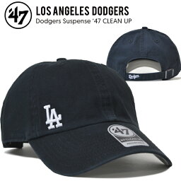 47 キャップ メンズ 【割引クーポン配布中】 '47 (フォーティーセブン) DODGERS SUSPENSE 47 CLEAN UP CAP クリーンナップ キャップ 帽子 ストラップバックキャップ 黒 ブラック メンズ レディース ユニセックス 【あす楽対応】【RCP】