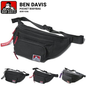 【割引クーポン配布中】 BEN DAVIS (ベンデイビス) POCKET BODYBAG ウエストバッグ 鞄 ボディバッグ bendavis BDW-9346 【あす楽対応】【RCP】