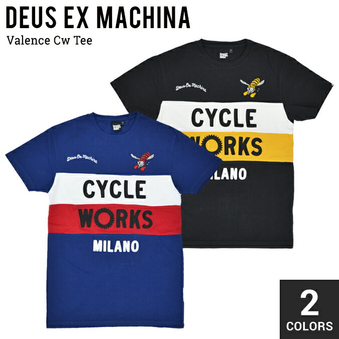  Deus Ex Machina (デウス エクス マキナ) VALENCE CW TEE Tシャツ 半袖 鹿の子 ピケ カットソー DMP91777 
