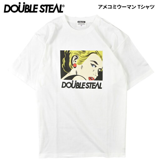【割引クーポン配布中】 DOUBLE STEAL (ダブルスティール) Tシャツ アメコミウーマン S/S T-SHIRT TEE 半袖 カットソー トップス メンズ ホワイト M-XL 932-14020 【単品購入の場合はメール便発送】【RCP】 【割引クーポン配布中】 DOUBLE STEAL (ダブルスティール) Tシャツ アメコミウーマン S/S T-SHIRT TEE 半袖 カットソー トップス メンズ ホワイト M-XL 932-14020 【単品購入の場合はメール便発送】【RCP】