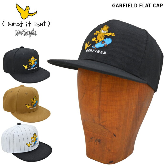  (What it isNt) ART BY MARK GONZALES × GARFIELD キャップ 帽子 スナップバックキャップ 6-PANEL CAP 6パネルキャップ マークゴンザレス ガーフィールド 2H9-13161 