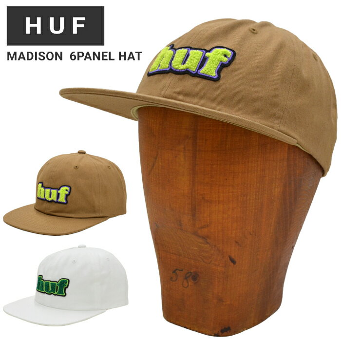 ハフ キャップ メンズ 【割引クーポン配布中】 HUF (ハフ) キャップ MADISON 6-PANEL HAT CAP 帽子 ストラップバックキャップ 6パネルキャップ HT00708 【あす楽対応】【RCP】