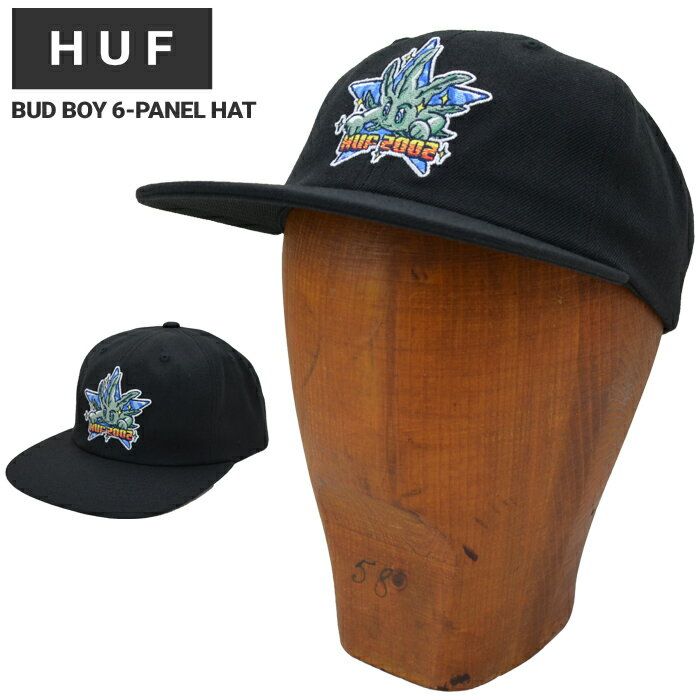【割引クーポン配布中】 HUF (ハフ) キャップ BUD BOY 6-PANEL HAT CAP 帽子 スナップバックキャップ 6パネルキャップ HT00765 【あす楽対応】【RCP】