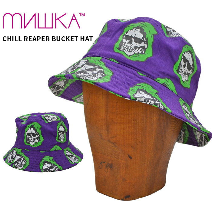 yN[|zzz MISHKA (~VJ) nbg CHILL REAPER BUCKET HAT Xq oPbgnbg Lbv CAP p[v yPiw̏ꍇ̓lR|X֔zyRCPz