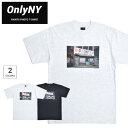 【割引クーポン配布中】 ONLY NY (オンリーニューヨーク) Tシャツ PAINTS PHOTO T-SHIRT TEE 半袖 カットソー トップス メンズ S-XL ブラック アッシュ 【単品購入の場合はネコポス便発送】【RCP】【バーゲン】