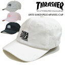 楽天NAKED-STORE【割引クーポン配布中】 THRASHER （スラッシャー） ANTI LOGO PILE 6-PANEL CAP キャップ 6パネルキャップ ストラップバックキャップ 帽子 メンズ レディース ユニセックス ストリート スケート 19TH-C02 【あす楽対応】【RCP】【バーゲン】