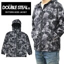 【割引クーポン配布中】 DOUBLE STEAL (ダブルスティール) ジャケット PATTERN HOOD JACKET ナイロンジャケット マウンテンパーカー メンズ M-XL フラワー柄 794-68001 【あす楽対応】【RCP】【売り尽くし】