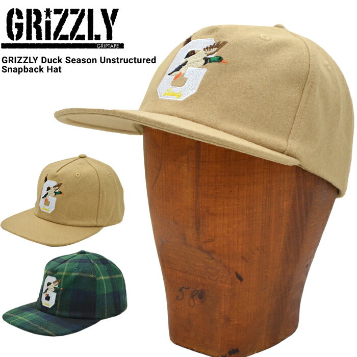 yN[|zzz GRIZZLY (OY[) Lbv DUCK SEASON UNSTRUCTURED STRAPBACK HAT CAP Xq XgbvobNLbv 5plLbv J[L O[`FbN yyΉzyRCPz