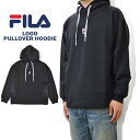 【割引クーポン配布中】 FILA HERITAGE (フィラ ヘリテージ) パーカー LOGO PULLOVER HOODIE プルオーバー パーカー スウェット フリース ブラック M-XL FM9782 【あす楽対応】【RCP】【バーゲン】