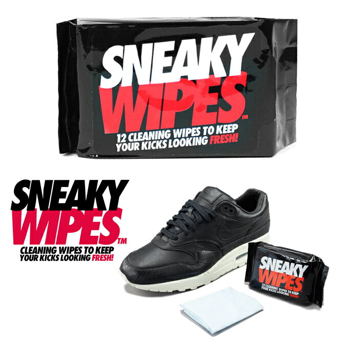  SNEAKY (スニーキー) WIPES ワイプス ペーパークリーナー クリーニングワイプ スニーカークリーナー 汚れ落とし スニーカーケア シューズケア シューケア 12枚入り 