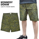 【割引クーポン配布中】 KENNEDY DENIM ケネディ デニム ショートパンツ ハーフパンツ SLIM FIT 5-POCKET SHORTS ショーツ 001 【売り尽くし】