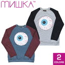 【割引クーポン配布中】 MISHKA ミシカ メンズ スウェットクルー トレーナー THROWBACK KEEP WATCH CREWNECK【あす楽対応】【クリアランス】