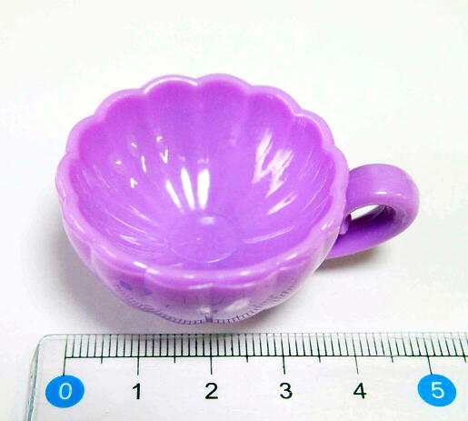 【単品】装飾用ミニチュアカップ　パステルパープル　デコ　パーツ　ミニチュアにお使いください☆　(宅急便配送!!)