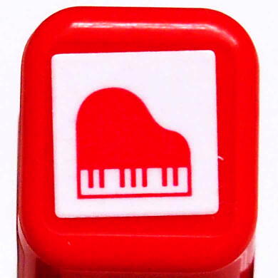 スケジュール浸透印スタンプ はんこ 0556-506 ピアノ 鍵盤 音楽 教室 習い事 レッスン 楽器 手帳用 卓..