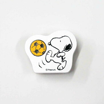 スヌーピーコレクションスタンプ H:2247-021 サッカー ボール 蹴る 練習 運動 スヌーピー JOE COOL SNOOPY collection stamp キャラクター ピーナッツ はんこ ラバースタンプ 白 こどものかお KODOMO NO KAO (メール便可!!)