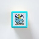 ポケットモンスターミニ☆ポンスタンプ 浸透印 はんこ 2882-014 メッソン OK オッケー 丸 〇 全身 ポケモン ブルー 青色 blue あお こどものかお KODOMO NO KAO　(メール便可!!)