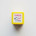 【在庫限り】スヌーピーミニスタンプ浸透印 はんこ E:2204-054 スヌーピー CHECK サングラス □ チェック 紙 評価 学校 習い事 先生 塾 採点 Snoopy Mini self-inking stamp ピンク 桃色 こどものかお KODOMO NO KAO (メール便可!!)