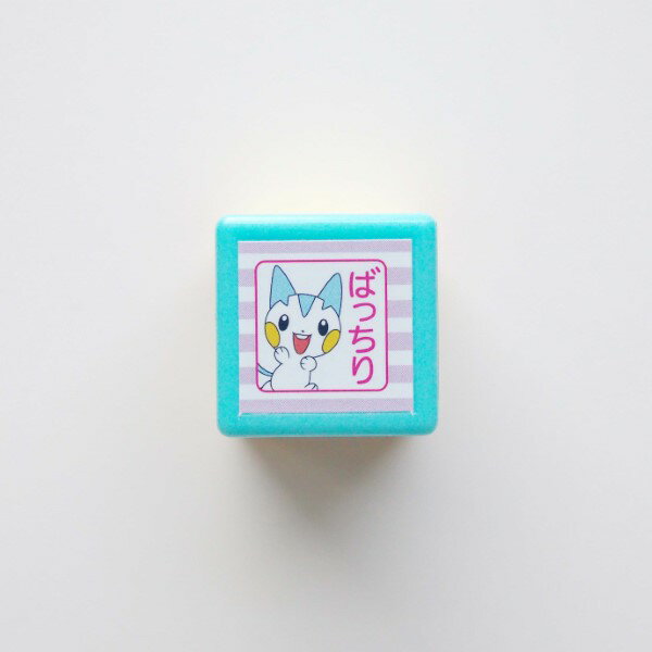 ポケットモンスターミニ☆ポンスタンプ 浸透印 はんこ 2882-045 パチリス ばっちり 全身 □ ポケモン ピンク もも 桃色 評価 学校 習い事 塾 先生 こどものかお KODOMO NO KAO　(メール便可!!)