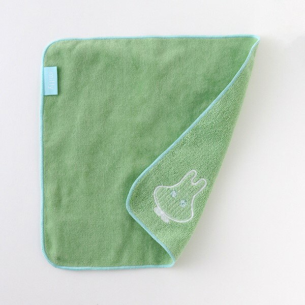 miffy ミッフィー タオルハンカチ BM-186 [green] グリーン 緑色 おばけ お化け オバケ Towel Handkerchief たおる ハンドタオル ハンカチ ギフト 絵本 イラスト Bruna　グリーンフラッシュ GreenFlash (メール便可!!)