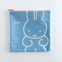 miffy ミッフィー スクエアポーチ SquarePouch BM-220 [Blue] ブルー ホワイト 水色 白色 プール 水 ケース 小物入れ 化粧ポーチ　うさこちゃん ブルーナ 絵本 イラスト Bruna　グリーンフラッシュ GreenFlash (メール便可!!)