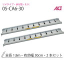 アルミブリッジ 日軽 歩行型 アングルフックタイプ/乗用タイヤ用・歩行タイプ用 0.5トン/セット 05-CA6-30