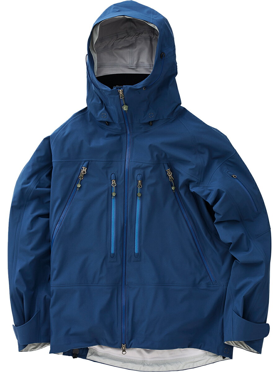 ★Teton Bros. ティートンブロス TB JACKET (MEN)　TBジャケット　メンズ　NAVYネイビー登山アウトドア　トレッキング　バックカントリー　ハードシェル　通気防水素材Täsmä（タズマ）　フラッグシップモデル　新素材