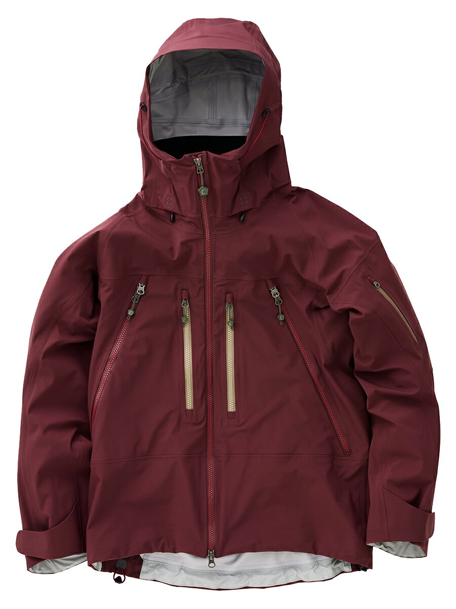 ★Teton Bros. ティートンブロス WS TB Jacket (Women)　ウィメンズ　TBジャケット　WINEREDワインレッド　ハードシェル　女性専用登山アウトドア　トレッキング　スキースノーボード　バックカントリー　新素材Tasma　フラッグシップジャケット