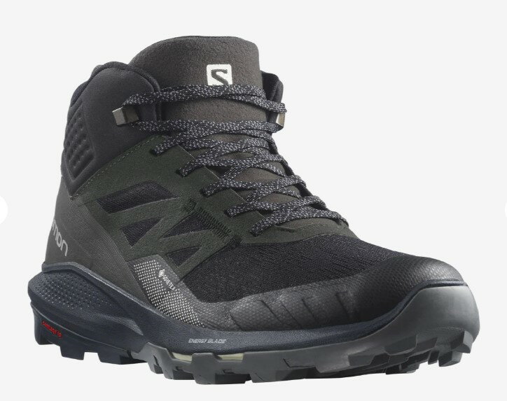 ★SALOMON サロモン OUTpulse Mid GTX アウトパルスミッドGTXメンズ /軽量ハイキングシューズ GORE-TEX Black / Ebony / Vanilla Ice ハイキングシューズ L41588000 グリップ性能