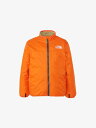 ★THE NORTHFACE ノースフェイスリバーシブルコージージャケット（キッズ） Reversible Cozy Jacket nyj82344MD　マンダリン　オレンジインサレーション　中綿　動きやすいストレッチ性　リバーシブル　フリース