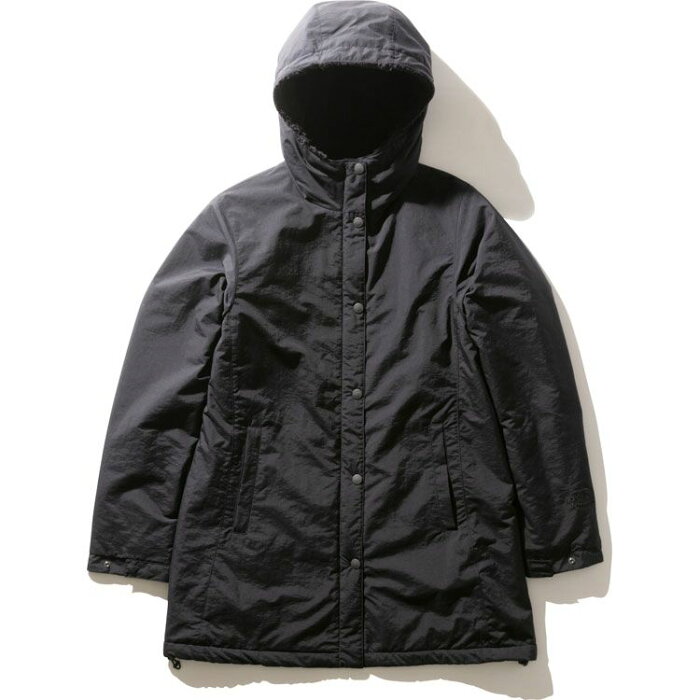 NORTH FACE ザ ノースフェイス レディース Compact Nomad Coat NPW71935 Kブラック黒　サイズM　コンパクトノマドコート