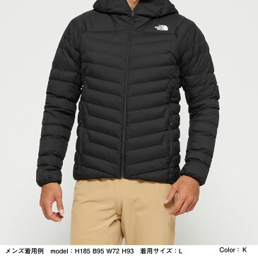 THE NORTH FACEノースフェイス サンダーフーディ メンズ ブラック サイズM THUNDER HOODIE NY82011K_M ダウン 中綿ジャケット アウトドア 黒