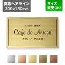 看板 300×180mm サイズ変更OK 看板プレート 表札 会社看板 事務所 法人 オフィス アパート看板 マンション 店舗用 オーダーメイド シンプルデザイ...