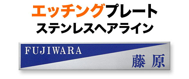 表札 エッチングプレート 機能門柱用 戸建て ステンレス 耐久性 高級感 210×40 2mm ブルー 三角形 お馴染みの書体 可読性が高い 爽やか 安定感 繊細 信頼感 優雅 上品 知的 伝統的 真面目 きっちり はっきり クール 落ち着き メリハリ 親近感 遊び お洒落 横長 長方形 SF-7