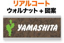 表札 金属 メタル リアルコート プレートタイプ 機能門柱用 戸建て アルミ化粧板 インペリアル 赤御影石調 文字-白 サボテン図案-アップルグリーン 帯-素彫り 198×83 1.5mm 英字 ロゴ体 ポップ カジュアル 渋 かわいい 落ち着き アクセント お洒落 横型 長方形 RCA-4-3
