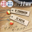 卒団記念品 卒団 記念品 卒業記念品 キーホルダー 名入れ 【 青春-アオハル- 木製キーホルダー ミニチュアチャーム付き 】 おしゃれ かわいい チーム お揃い 部活 サッカー バスケ バレー 野球 テニス 卓球 卒業 引退 卒部 ミニチュア チャーム 木製 雑貨 天然木 5営業日出荷