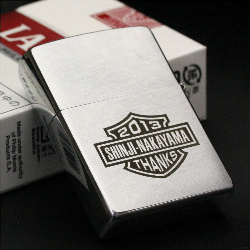 ZIPPO ライター 名入れ ギフト 【 ステンレスZIPPO・バイカー 】 男性 誕生日プレゼント 旦那 プレゼント 実用的 記念日 刻印 人気 おしゃれ か...