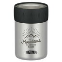 【 サーモス 保冷缶ホルダー シルバー 350ml 】保冷 缶 ホルダー 350 thermos 缶ホルダー カバー 名入れ プレゼント おしゃれ おすすめ 人気 ビール 缶ビール 缶コーヒー 缶ジュース 真空断熱 誕生日 男性 女性 THERMOS JCB-352 送料無料 翌々営業日出荷