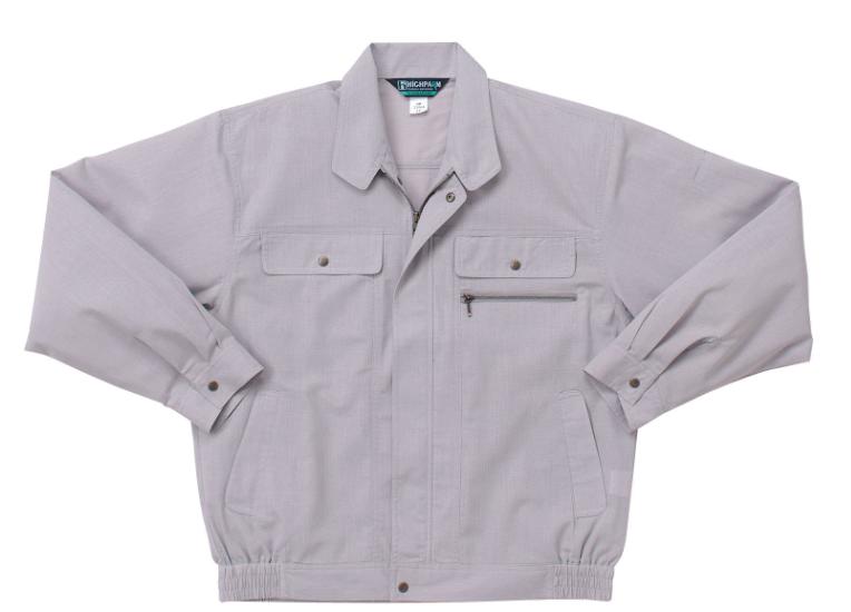 25068 春夏用長袖ジャンパー （クロダルマ【KURODARUMA】） 【社名刺繍無料】 S～5L 綿55％・ポリエステル45％