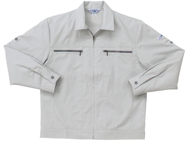 2563 春夏用長袖ジャンパー （クロダルマ【KURODARUMA】） 【社名刺繍無料】 S～3L（EL） 綿60％・ポリエステル40％