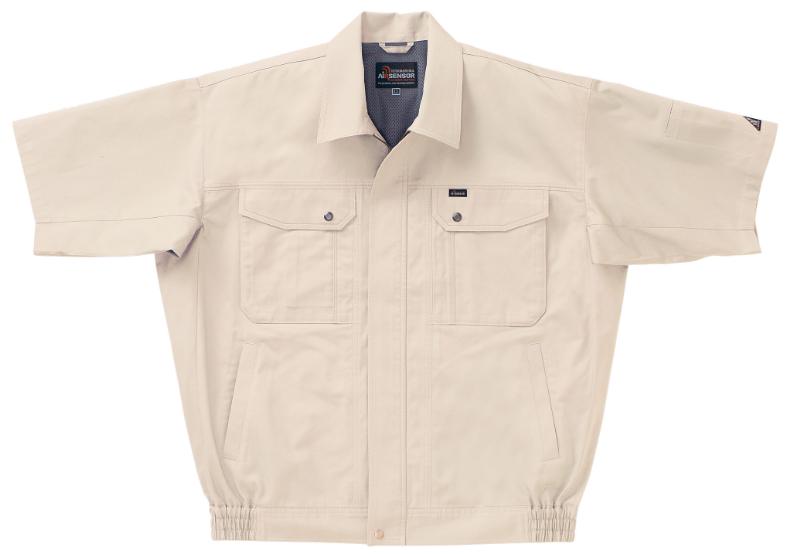 265241 春夏用半袖ジャンパー （クロダルマ【KURODARUMA】） 【社名刺繍無料】 S～5L 綿100％