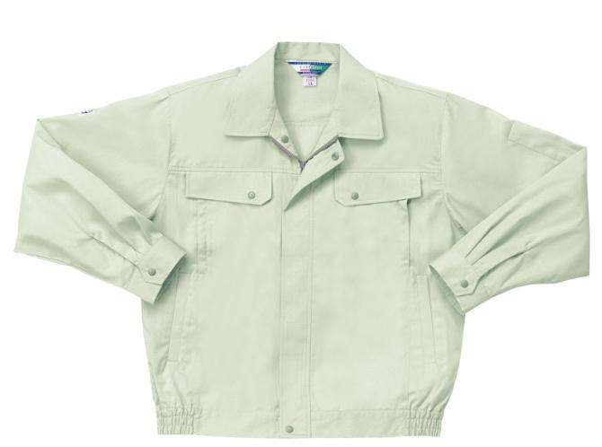 25064 春夏用長袖ジャンパー （クロダルマ【KURODARUMA】） 【社名刺繍無料】 M～5L ポリエステル65％・綿35％