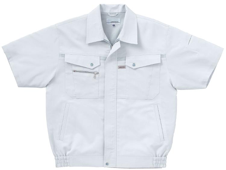 265411 春夏用半袖ジャンパー （クロダルマ【KURODARUMA】） 【社名刺繍無料】 S～5L ポリエステル90％・綿10％