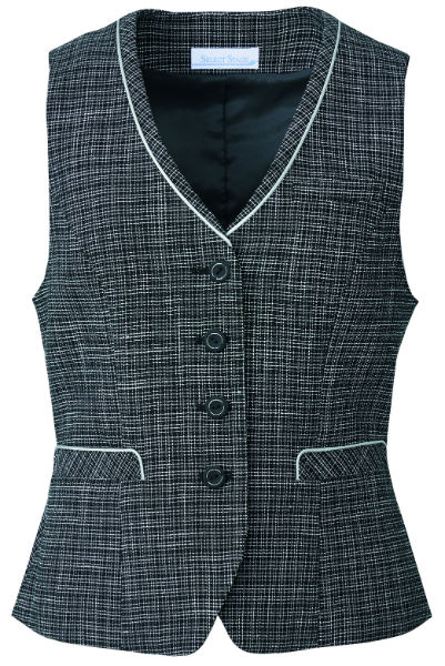 SA360V ベスト 神馬本店(selectstage)事務服・制服5号〜19号 ポリエステル71%・レーヨン29%