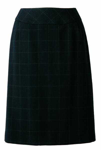 SA307S 美形スカート：Aライン 神馬本店（selectstage）事務服・制服SS〜5L ポリエステル99％・ナイロン1％
