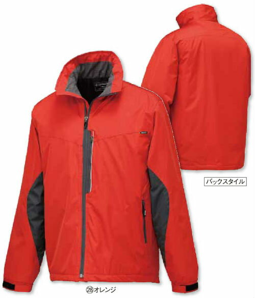 54202 ハーフコート クロダルマ (kurodaruma)作業服・作業着 防寒着 防寒ウェア 超撥水 反射素材 防風 保温性 S〜5L ポリエステル100%