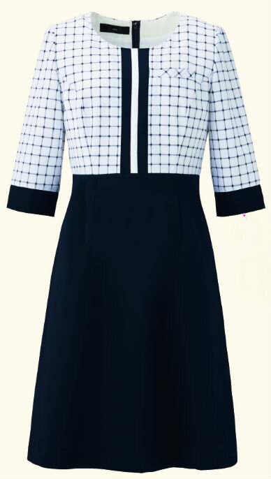 SS780W 美形ワンピース 神馬本店(selectstage)事務服・制服5号〜15号 ポリエステル100%