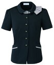 SS720N オーバーブラウス 神馬本店(selectstage)事務服・制服5号~19号 ポリエステル100%