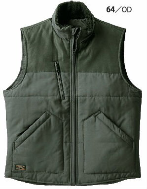 223 防寒ベスト XEBEC ジーベック 防寒 秋冬作業服 作業着 【社名刺繍無料】 M L LL 3L 4L 5L ポリエステル100%